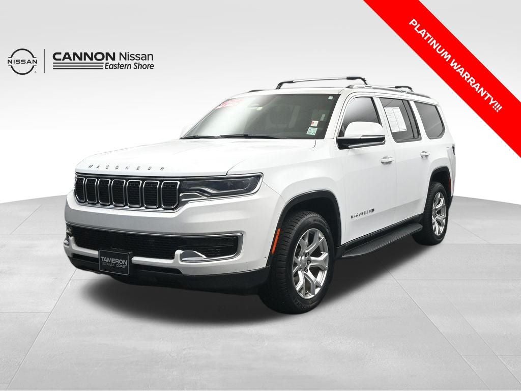 2022 Jeep Wagoneer Series I in Bright White Clearcoat — front three-quarter view