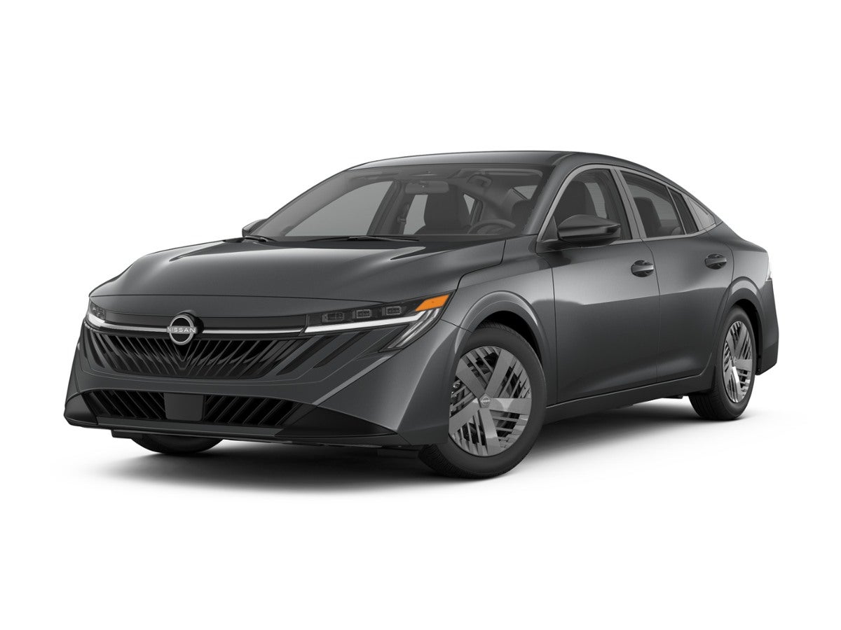 2026 Nissan Sentra S in Super Black — front three-quarter view