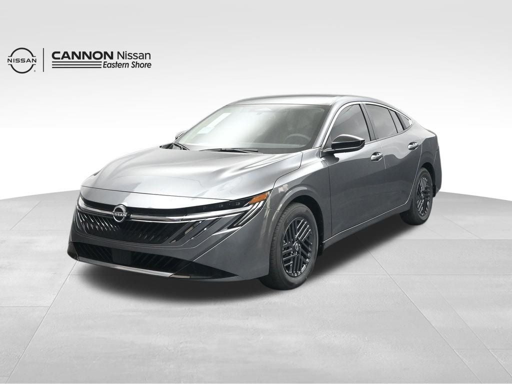 2026 Nissan Sentra SV in Gun Metallic — front three-quarter view