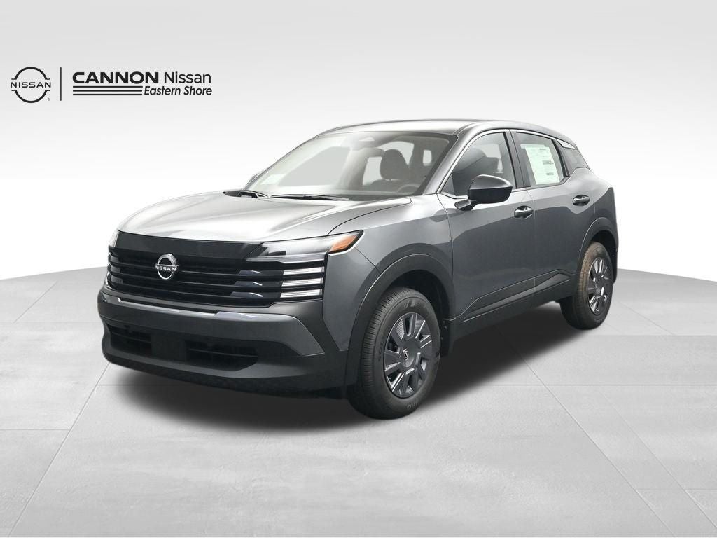2026 Nissan Kicks S in Gun Metallic — front three-quarter view