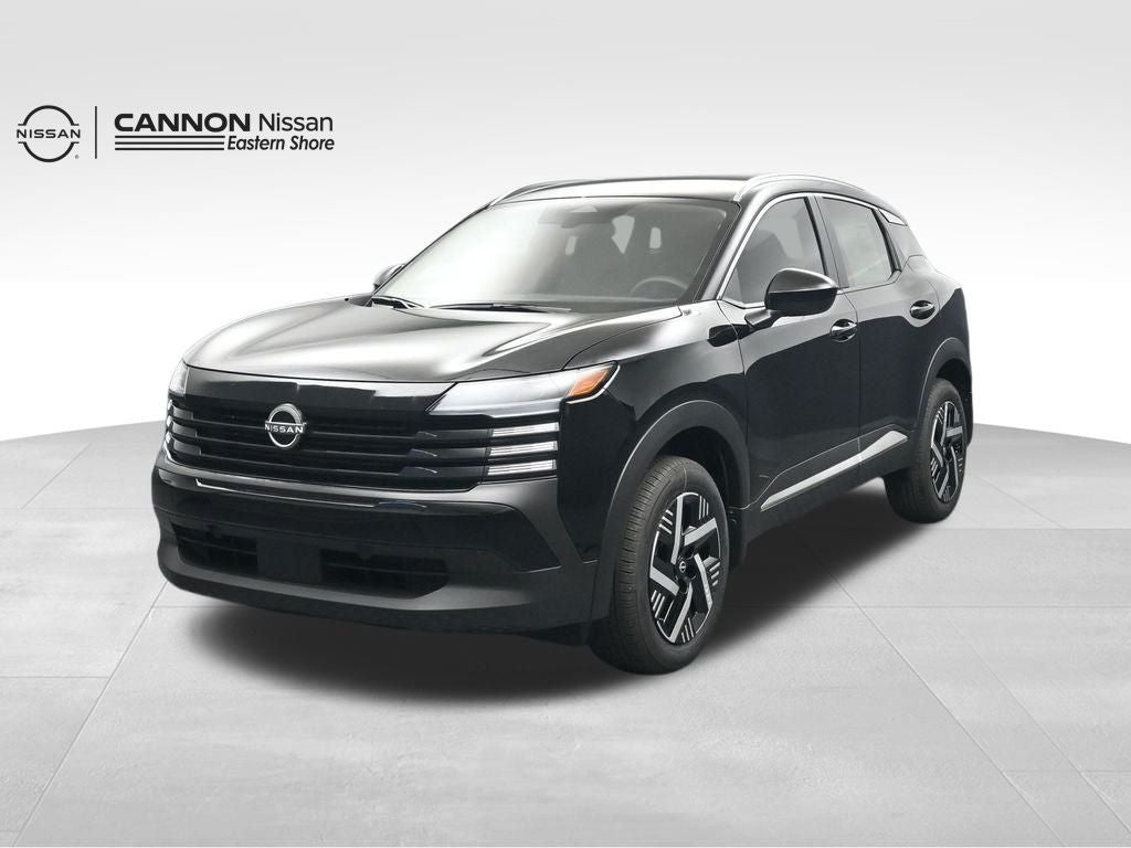 2026 Nissan Kicks SV in Super Black — front three-quarter view