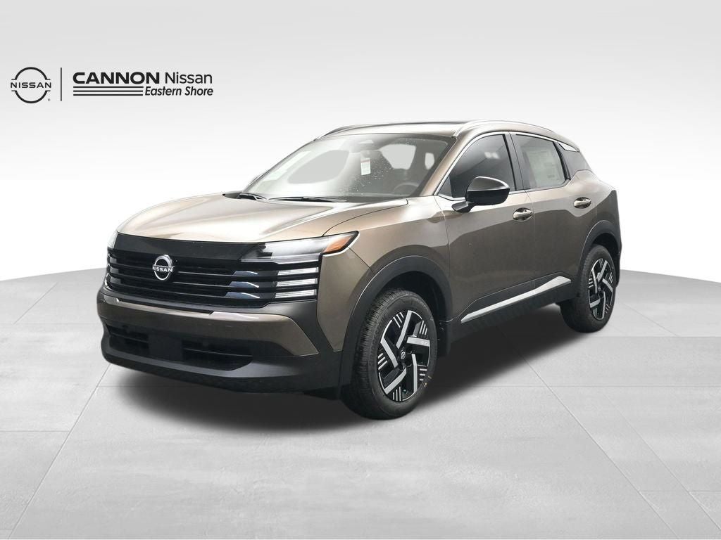 2026 Nissan Kicks SV in Canyon Bronze Metallic — front three-quarter view