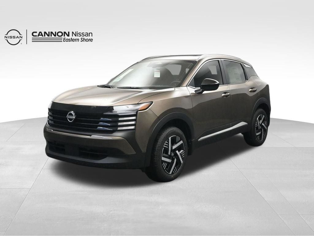 2026 Nissan Kicks SV in Canyon Bronze Metallic — front three-quarter view