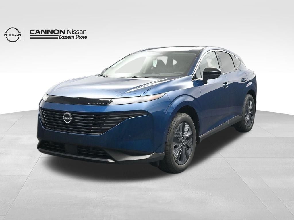 2026 Nissan Murano SL in Aurora Blue Pearl Metallic — front three-quarter view