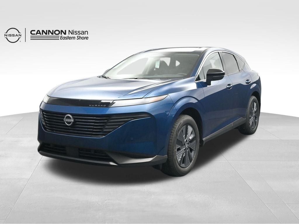 2026 Nissan Murano SL in Aurora Blue Pearl Metallic — front three-quarter view
