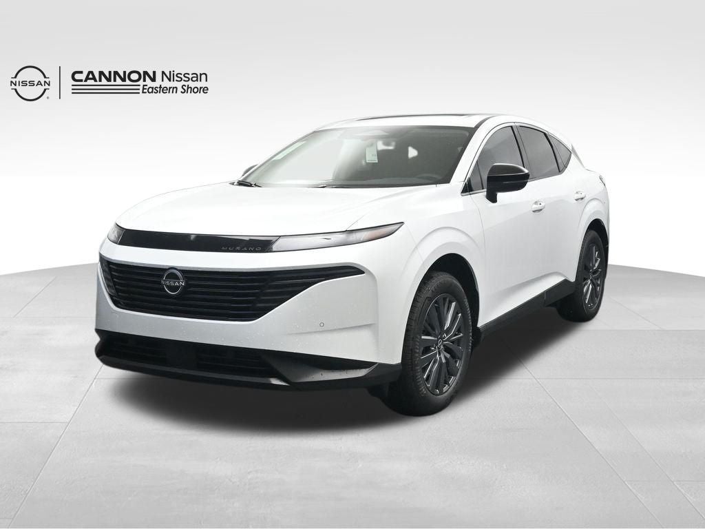 2026 Nissan Murano SL in Everest White Pearl Tricoat — front three-quarter view