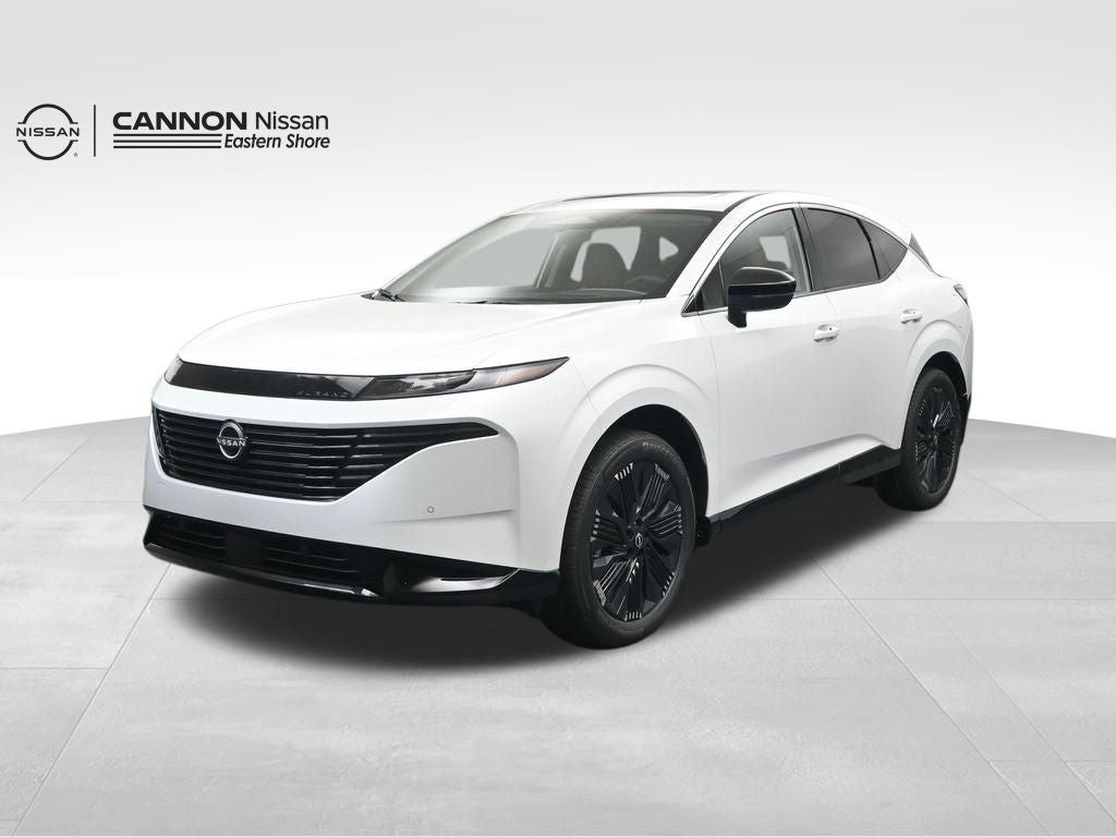 2026 Nissan Murano Platinum in Everest White Pearl Tricoat — front three-quarter view