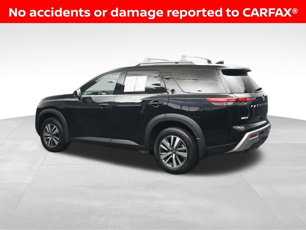 2025 Nissan Pathfinder — rear three-quarter view