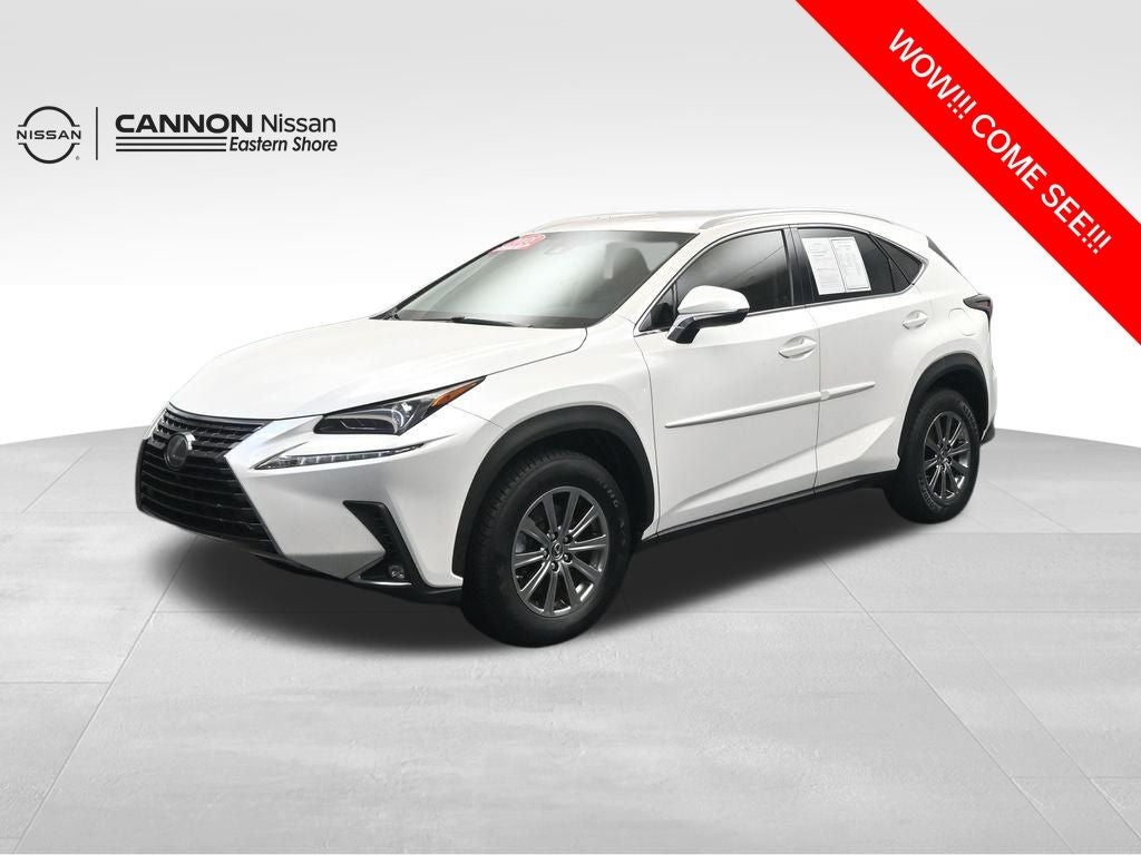 2018 Lexus NX 300 Base in White Pearl — front three-quarter view